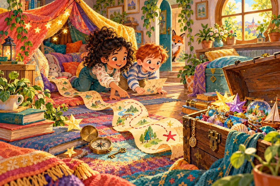 A storybook treasure adventure for kids